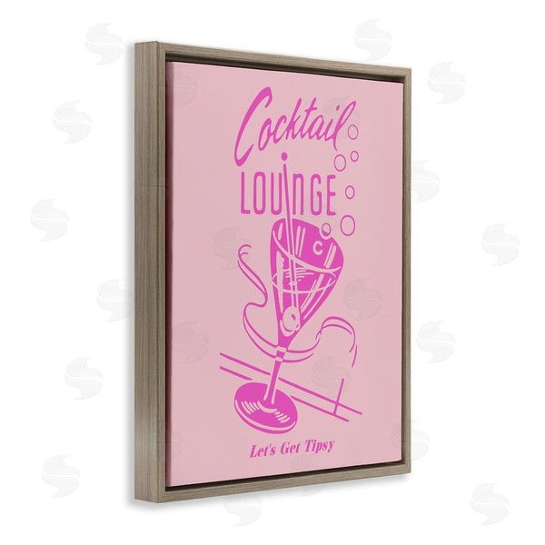 Stupell Industries House Of Lulu | Pink Cocktail Lounge Wall Art