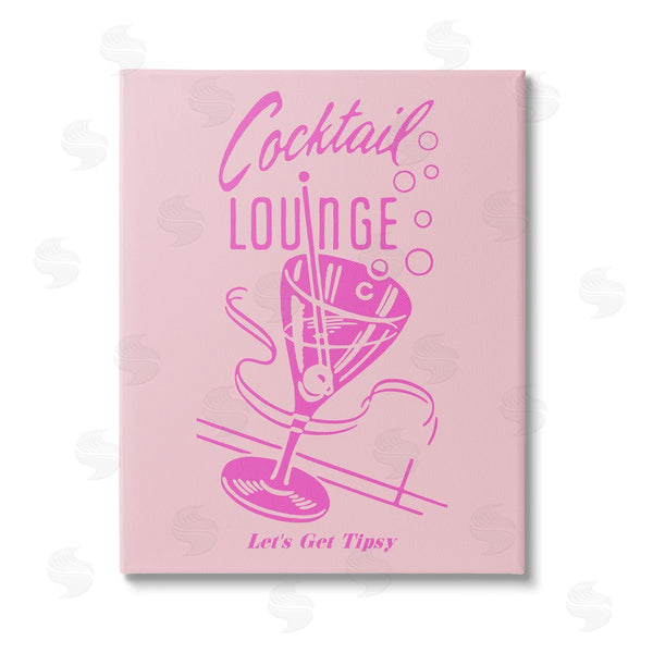 stupell industries House of Lulu | Pink Cocktail Lounge Wall Art
