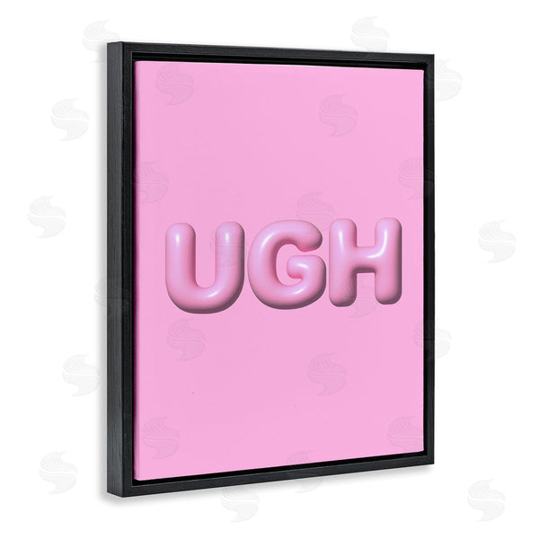 Stupell Industries House Of Lulu | Pink Ugh Balloon Letters