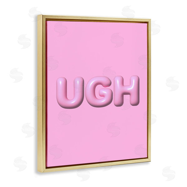 Stupell Industries House Of Lulu | Pink Ugh Balloon Letters