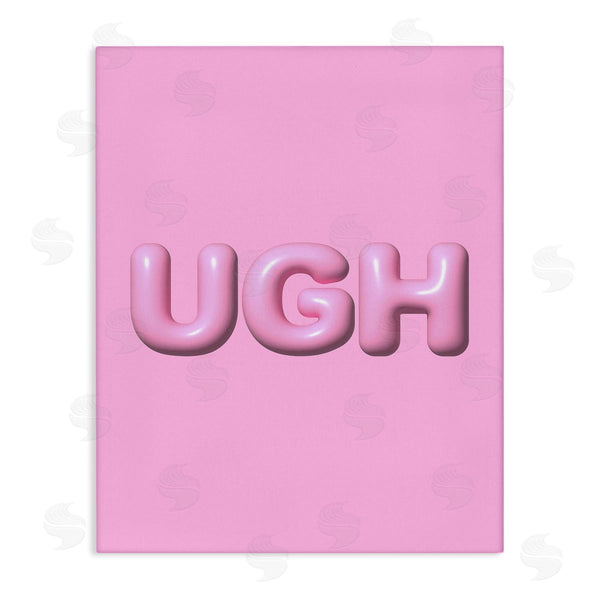 stupell industries House of Lulu | Pink Ugh Balloon Letters