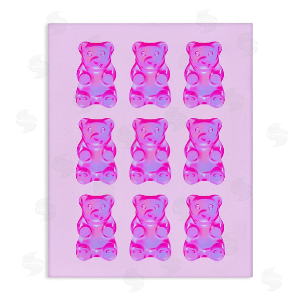 stupell industries House of Lulu | Purple Ombre Candy Bears
