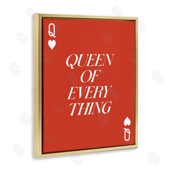 Stupell Industries House Of Lulu | Queen Of Everything Card