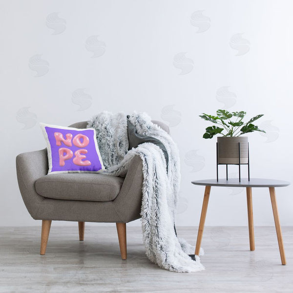 Stupell Industries House Of Lulu | Sassy Bold Nope Printed Throw Pillow