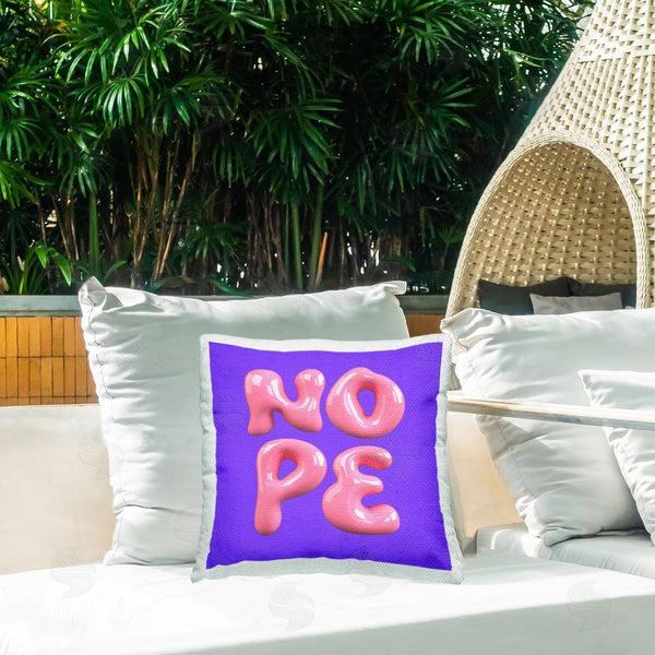 Stupell Industries House Of Lulu | Sassy Bold Nope Printed Throw Pillow