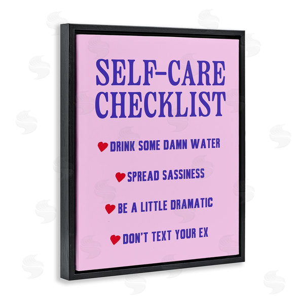 Stupell Industries House Of Lulu | Sassy Self Care Checklist