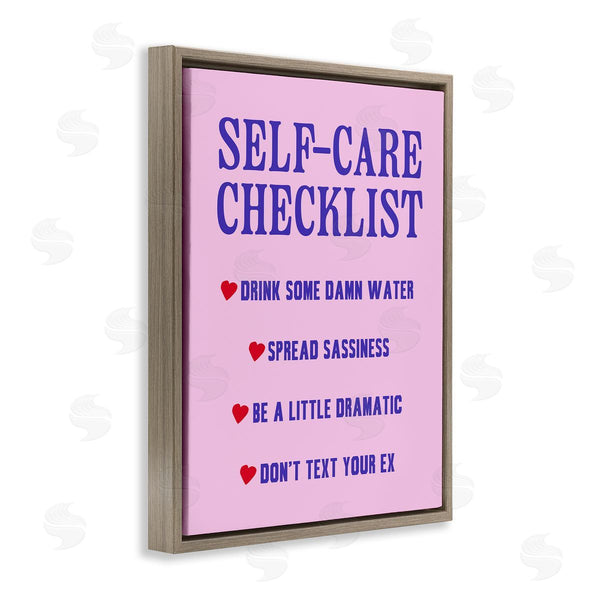 Stupell Industries House Of Lulu | Sassy Self Care Checklist