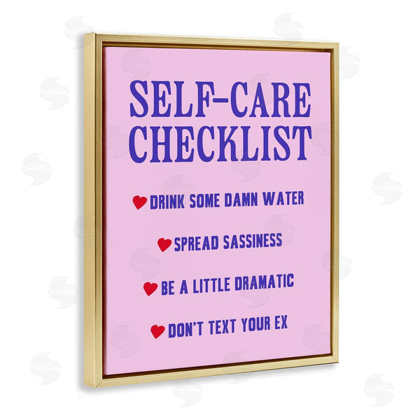 Stupell Industries House Of Lulu | Sassy Self Care Checklist