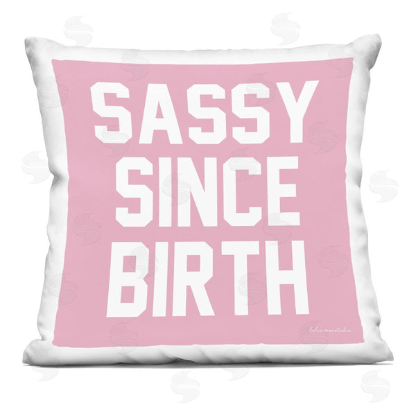 stupell industries House of Lulu | Sassy Since Birth Printed Throw Pillow