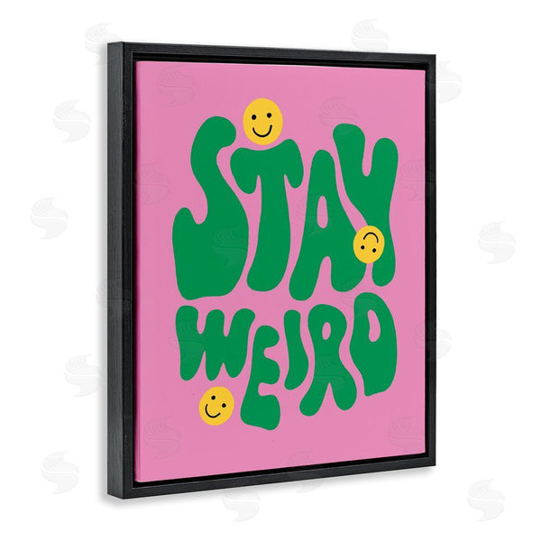 Stupell Industries House Of Lulu | Stay Weird Retro Smilies Wall Art