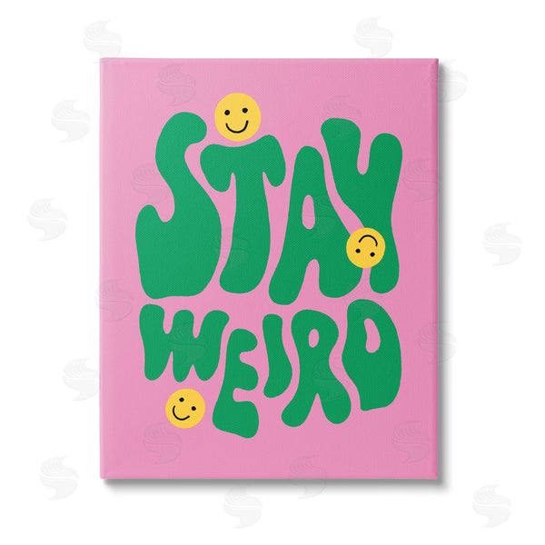 stupell industries House of Lulu | Stay Weird Retro Smilies Wall Art