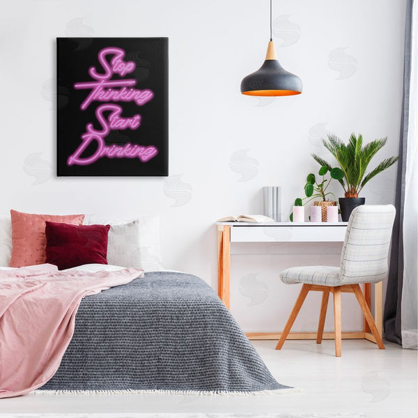 Stupell Industries House Of Lulu | Stop Thinking Drinking Humor Wall Art