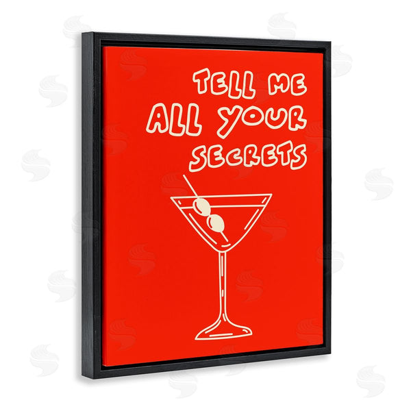 Stupell Industries House Of Lulu | Tell Me Your Secrets Cocktail