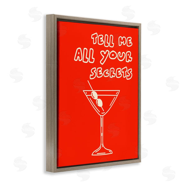 Stupell Industries House Of Lulu | Tell Me Your Secrets Cocktail