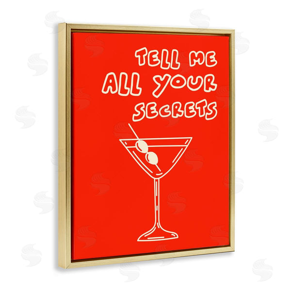 Stupell Industries House Of Lulu | Tell Me Your Secrets Cocktail