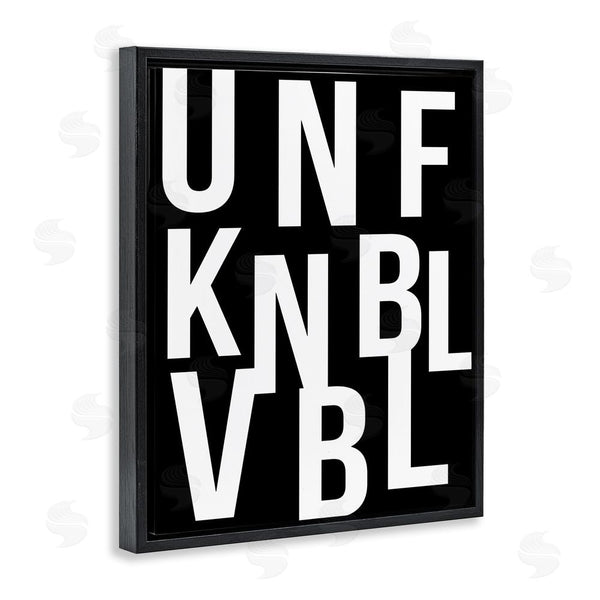Stupell Industries House Of Lulu | Unfknblvbl Funny Acronym Wall Art