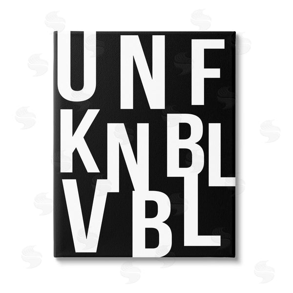 stupell industries House of Lulu | Unfknblvbl Funny Acronym Wall Art