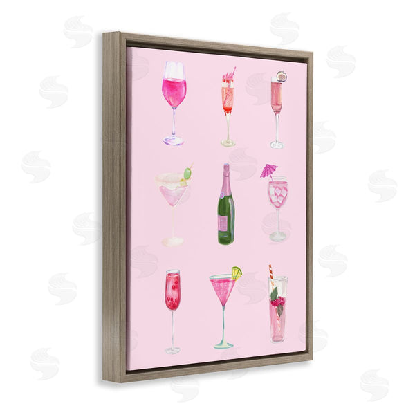 Stupell Industries House Of Lulu | Various Pink Drinks