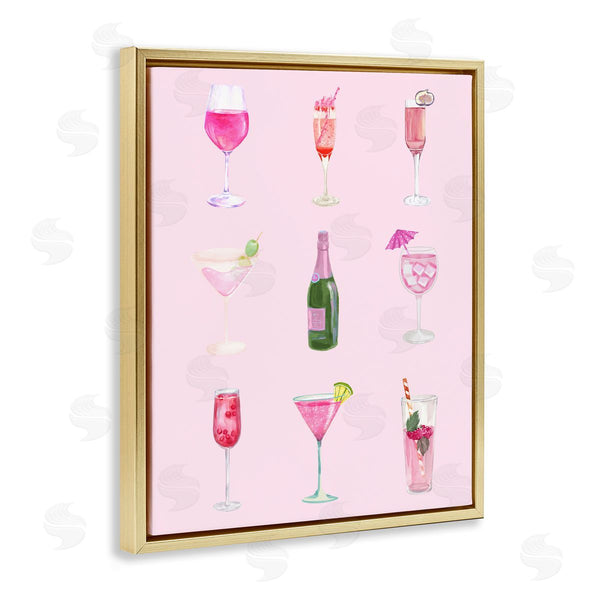 Stupell Industries House Of Lulu | Various Pink Drinks