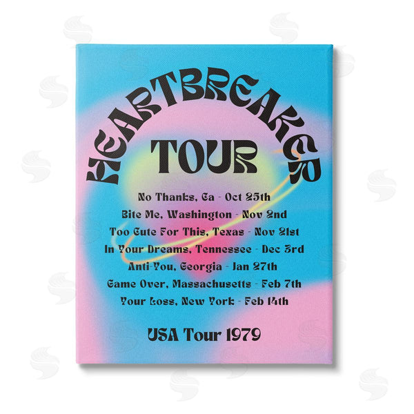 stupell industries House of Lulu | Vintage Heartbreak Tour Wall Art