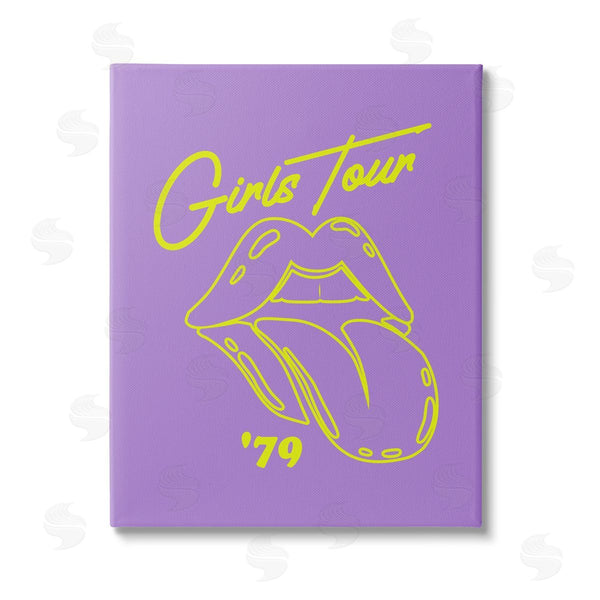 stupell industries House of Lulu | Vintage Music Girls Tour Wall Art