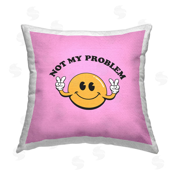 Stupell Industries House Of Lulu | Vintage Not My Problem Printed Throw Pillow