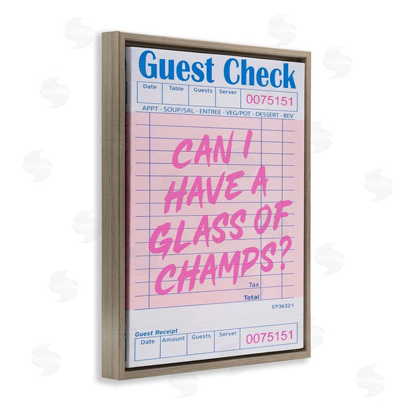 Stupell Industries House Of Lulu | Vintage Receipt Champagne Phrase Wall Art