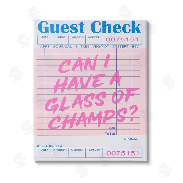 stupell industries House of Lulu | Vintage Receipt Champagne Phrase Wall Art