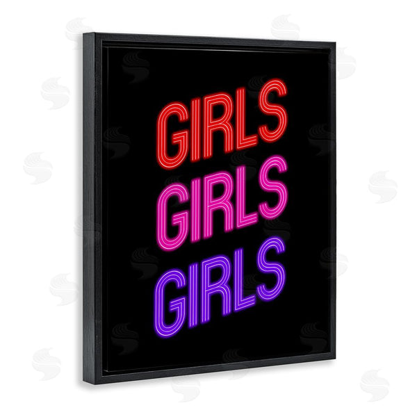 Stupell Industries House Of Lulu | Vivid Neon Girls Sign Wall Art