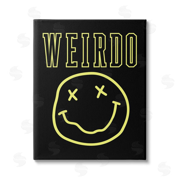 stupell industries House of Lulu | Weirdo Phrase with Smiley Wall Art
