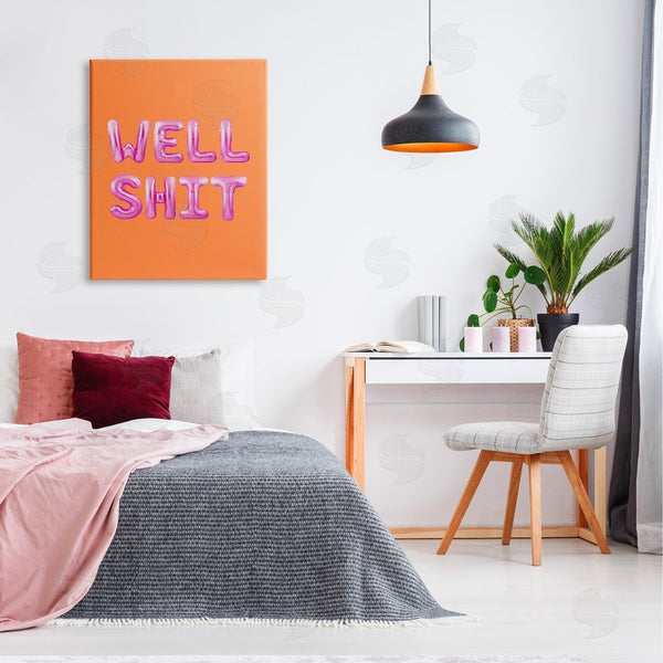 Stupell Industries House Of Lulu | Well Sh*t Orange & Pink Wall Art