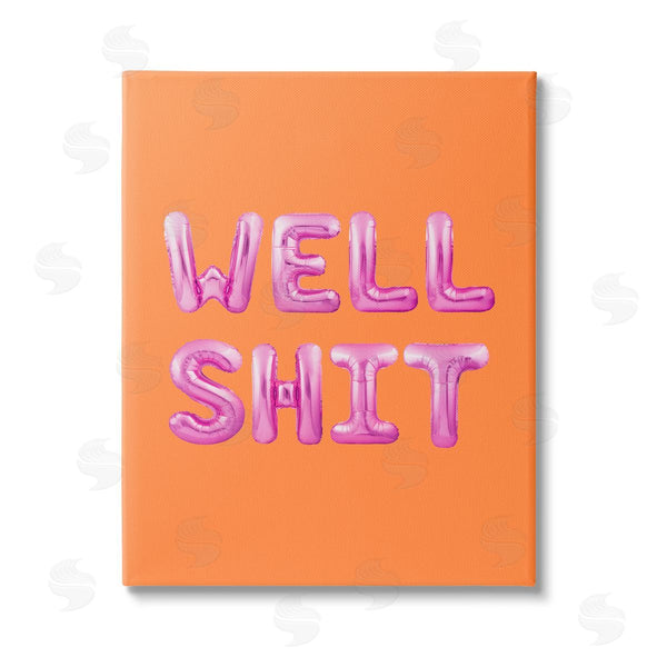stupell industries House of Lulu | Well Sh*t Orange & Pink Wall Art
