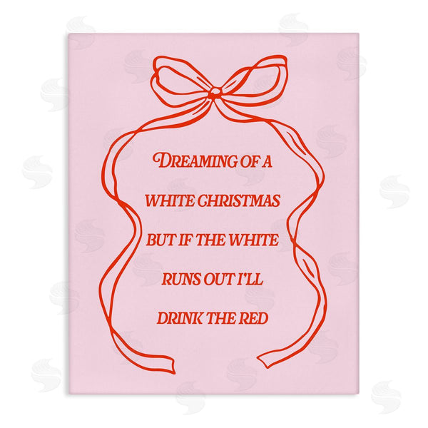 stupell industries House of Lulu | White & Red Christmas Wine Wall Art