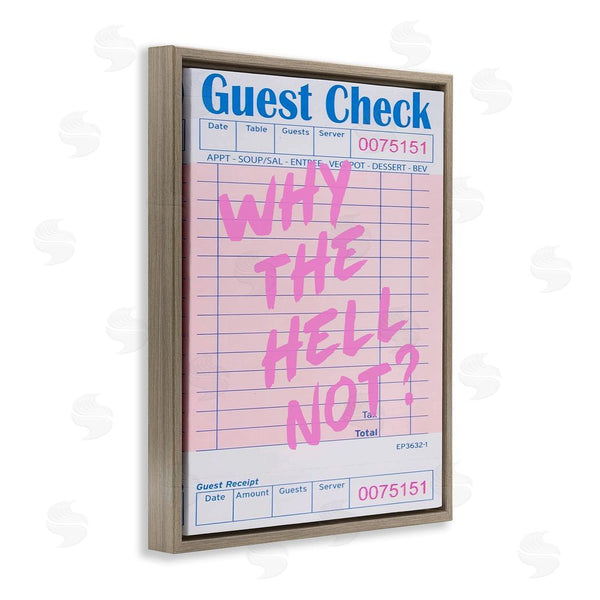 Stupell Industries House Of Lulu | Why Not Vintage Receipt Wall Art