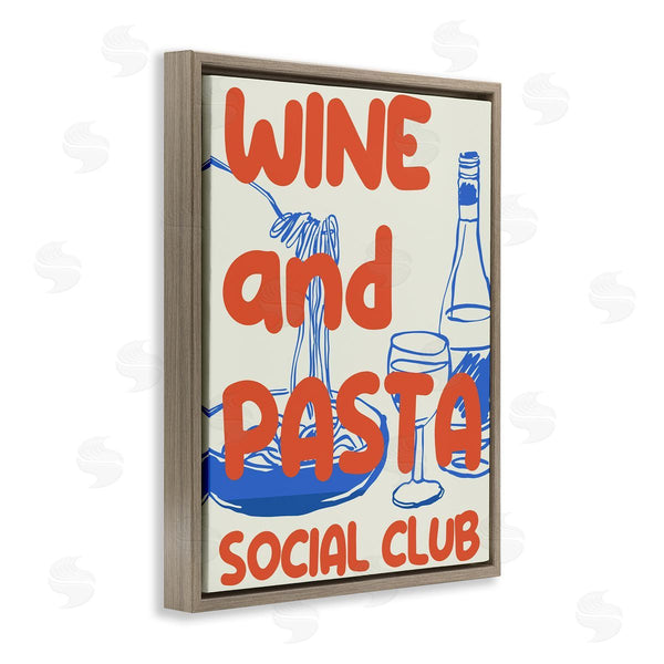 Stupell Industries House Of Lulu | Wine And Pasta Social Club Wall Art
