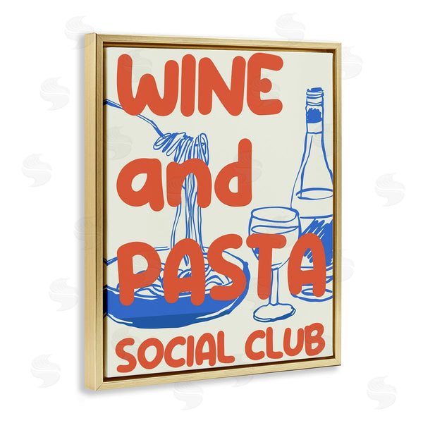Stupell Industries House Of Lulu | Wine And Pasta Social Club Wall Art