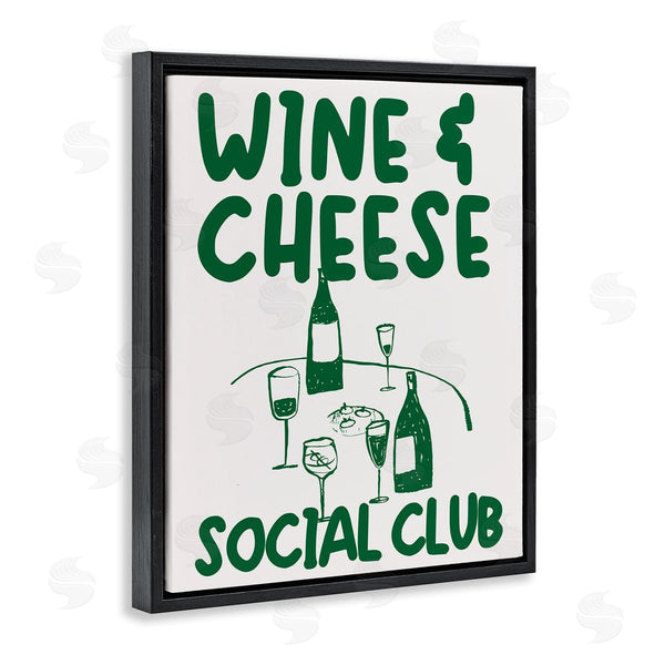 Stupell Industries House Of Lulu | Wine & Cheese Social Club