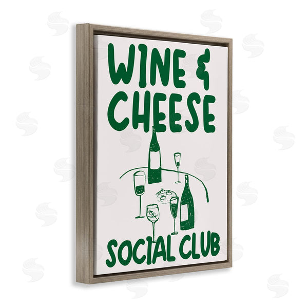 Stupell Industries House Of Lulu | Wine & Cheese Social Club