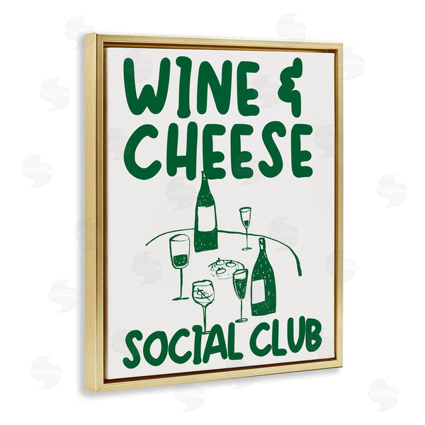 Stupell Industries House Of Lulu | Wine & Cheese Social Club