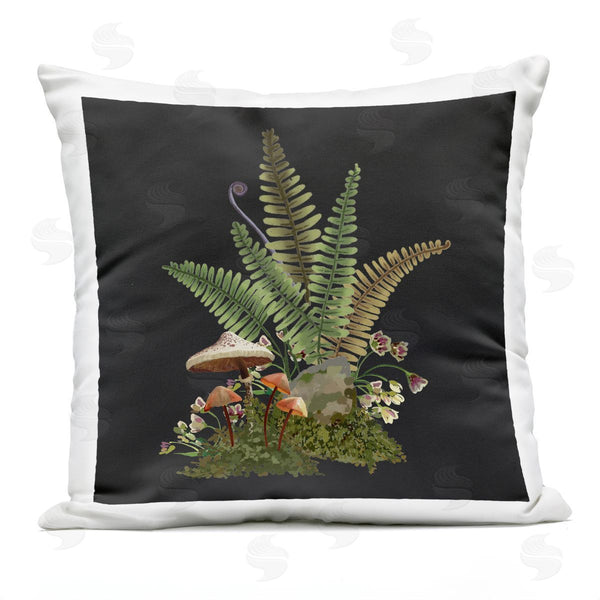 Stupell Industries House Of Rose | Blooming Ferns Woodland Plants Printed Throw Pillow