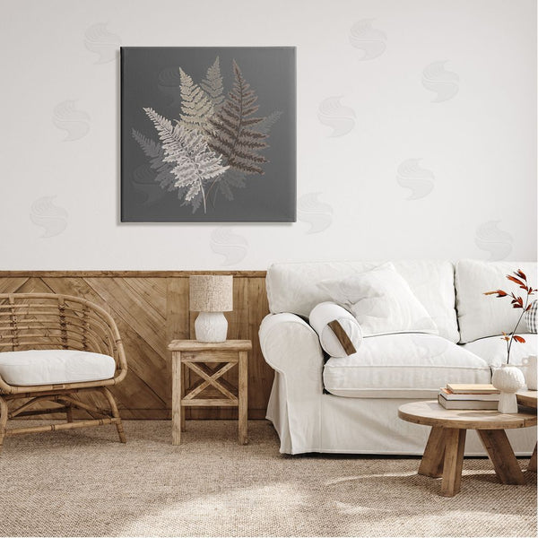 Stupell Industries House Of Rose | Botanical Fern Leaves Modern Layered Nature Design Wall Art