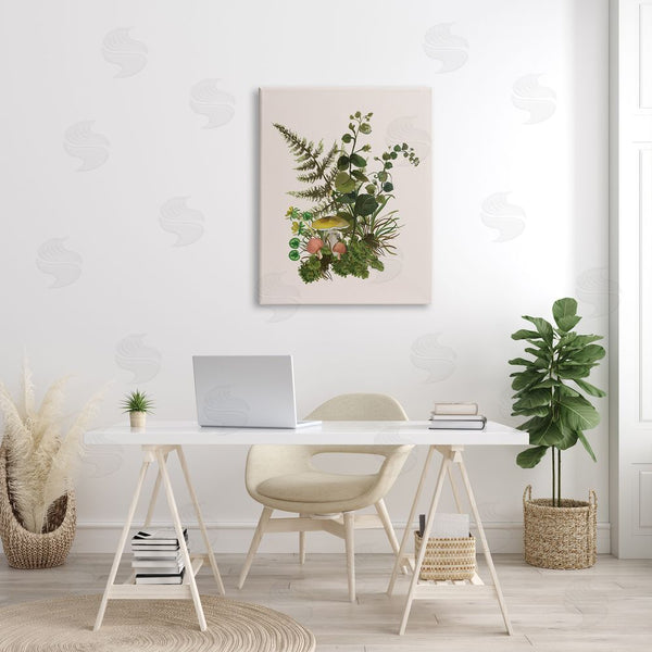Stupell Industries House Of Rose | Botanical Nature Mushroom Sprigs Wall Art