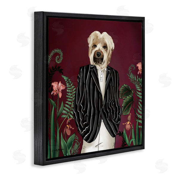 Stupell Industries House Of Rose | Chic Fashion Dog Fancy Blazer Outfit Trendy Animal Wall Art