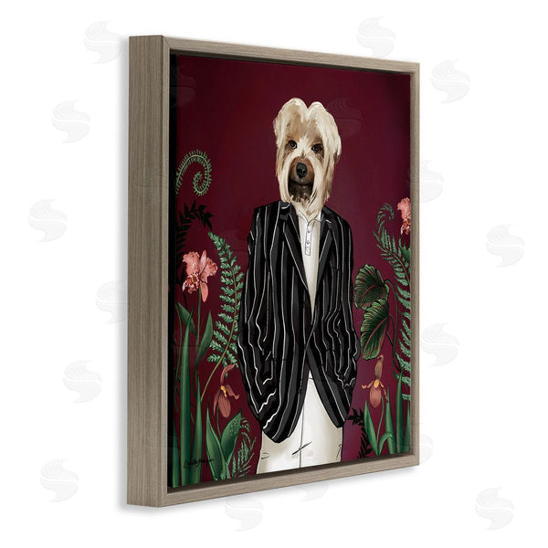 Stupell Industries House Of Rose | Chic Fashion Dog Fancy Blazer Outfit Trendy Animal Wall Art