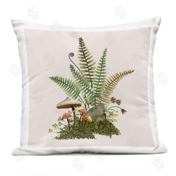 Stupell Industries House Of Rose | Cottage Botanical Woodland Sprouts Printed Throw Pillow