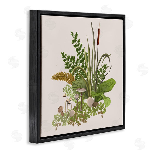 Stupell Industries House Of Rose | Cottage Botanicals Plants Mushrooms Ferns Forest Floor Wall Art