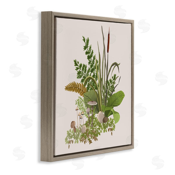 Stupell Industries House Of Rose | Cottage Botanicals Plants Mushrooms Ferns Forest Floor Wall Art