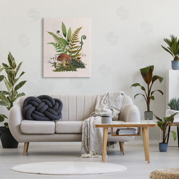 Stupell Industries House Of Rose | Cottage Mushroom Woodland Plants Wall Art