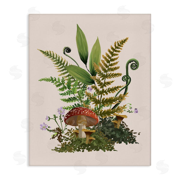 stupell industries House of Rose | Cottage Mushroom Woodland Plants Wall Art