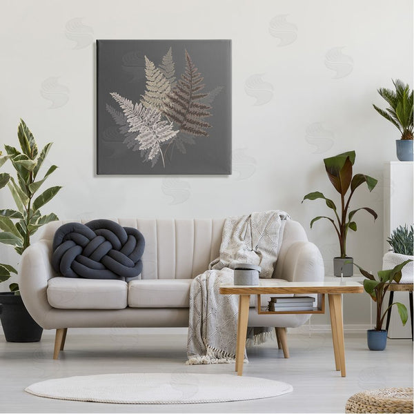 Stupell Industries House Of Rose | Fern Sprigs Leaves Layered Nature Earthy Botanicals Wall Art